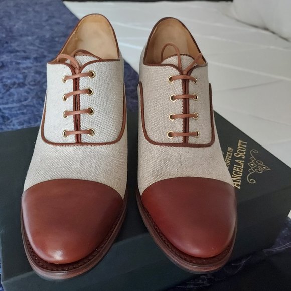 *SOLD*Office of Angela Scott Ms. Maisel heeled oxford 38 - Picture 6 of 12